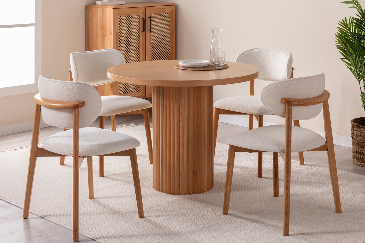 Masa, Hanah Home, Sherion, 100x75x100 cm, Fag - imagine 7